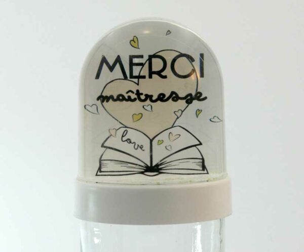 Boule à neige "Merci maitresse"
