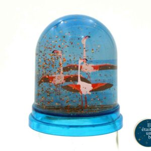 boule à neige "My flamingo"