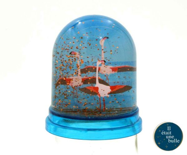 boule à neige "My flamingo"