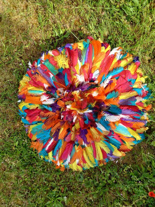 Juju hat multicolore tons acidulés